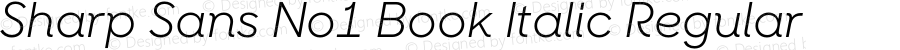 SharpSansNo1-BookItalic