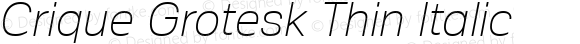 CriqueGrotesk-ThinItalic