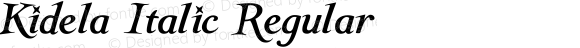 Kidela Italic Regular