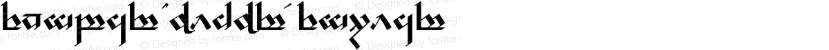 Tengwar Noldor Regular