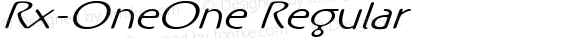 Rx-OneOne Regular Version 0.9; 2000