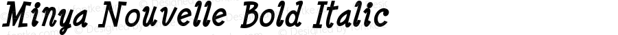 Minya Nouvelle Bold Italic