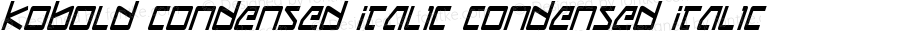 Kobold Condensed Italic