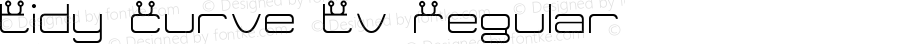 Tidy Curve TV Regular 2002; 1.1     www.stimuleyefonts.com