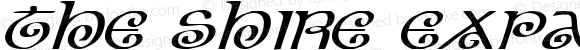 The Shire Expanded Italic Expanded Italic