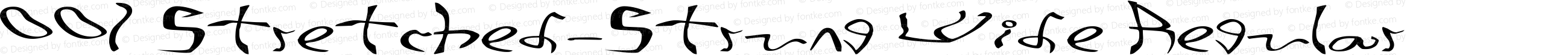 001 Stretched-Strung Wide Regular