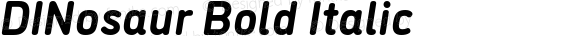 DINosaur Bold Italic