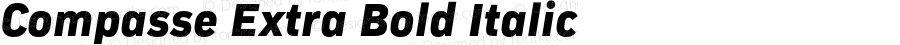 Compasse Extra Bold Italic