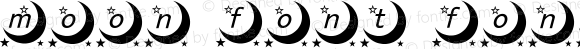 moon font