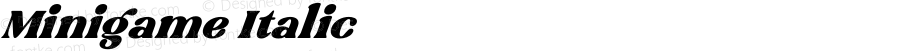 Minigame Italic