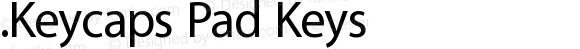 .Keycaps Pad Keys