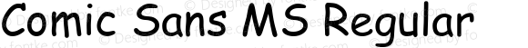 Comic Sans MS Regular