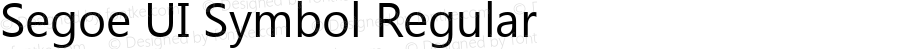 Segoe UI Symbol Regular