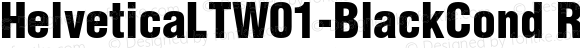 HelveticaLTW01-BlackCond Regular