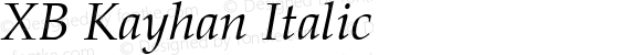 XB Kayhan Italic