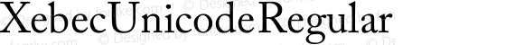 Xebec Unicode Regular