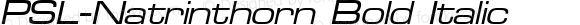 PSL-Natrinthorn Bold Italic