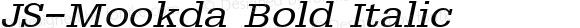 JS-Mookda Bold Italic