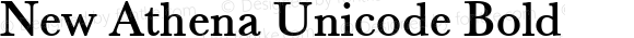 New Athena Unicode Bold