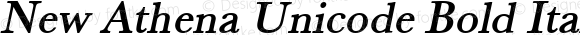 New Athena Unicode Bold Italic