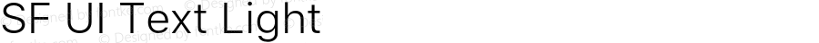 SF UI Text Light