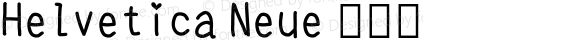 Helvetica Neue 细斜体