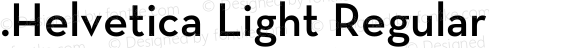 .Helvetica Light Regular