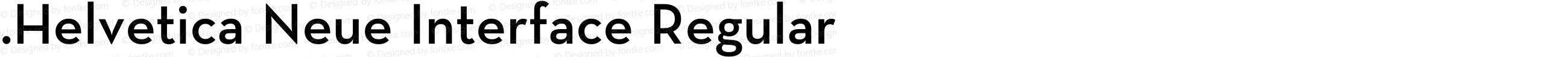 .Helvetica Neue Interface Regular