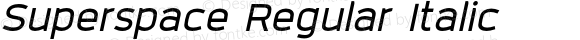 Superspace Regular Italic