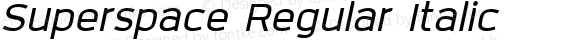 Superspace Regular Italic