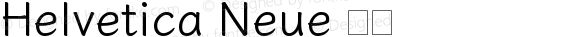 Helvetica Neue Thin