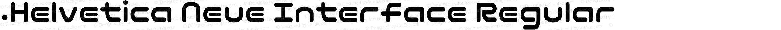 .Helvetica Neue Interface M3