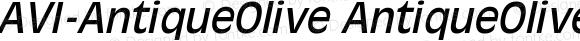 AVI-AntiqueOlive-Italic