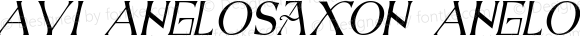 AVI-AngloSaxon AngloSaxon-Italic