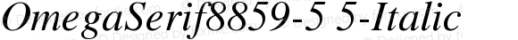 OmegaSerif8859-5-Italic