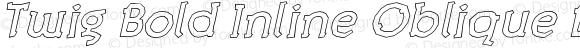 Twig Bold Inline Oblique BoldInlineOblique