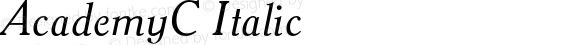 AcademyC Italic