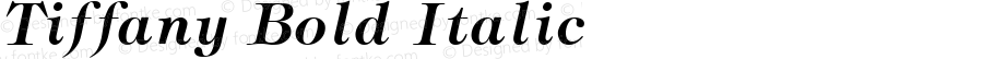 Tiffany Bold Italic