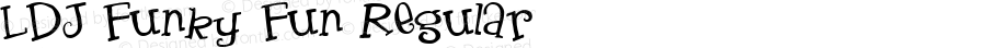 LDJ Funky Fun Regular Macromedia Fontographer 4.1 2/26/2004