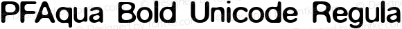 PFAqua Bold Unicode Regular