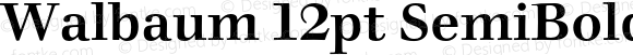 Walbaum 12pt SemiBold