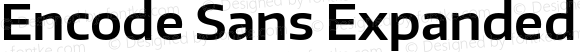 Encode Sans Expanded SemiBold