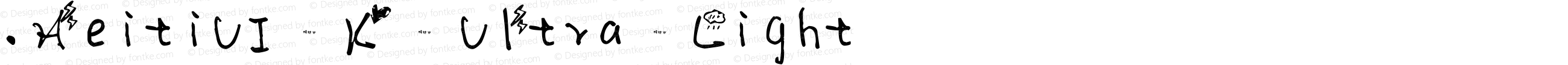 .HeitiUI K Ultra Light