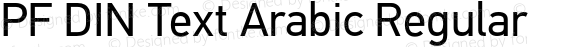 PF DIN Text Arabic Regular