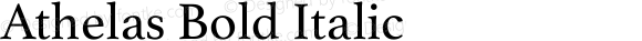 Athelas Bold Italic