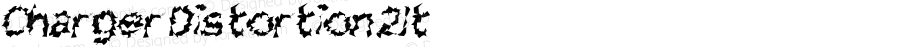 Charger Distortion 2 Italic