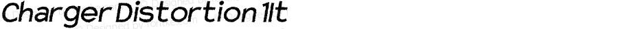 Charger Distortion 1 Italic