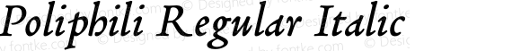Poliphili Regular Italic