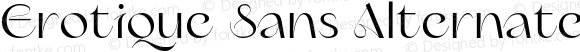 Erotique Sans Alternate Bold