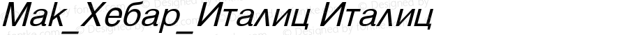 Mak_Hebar_Italic Italic Unknown